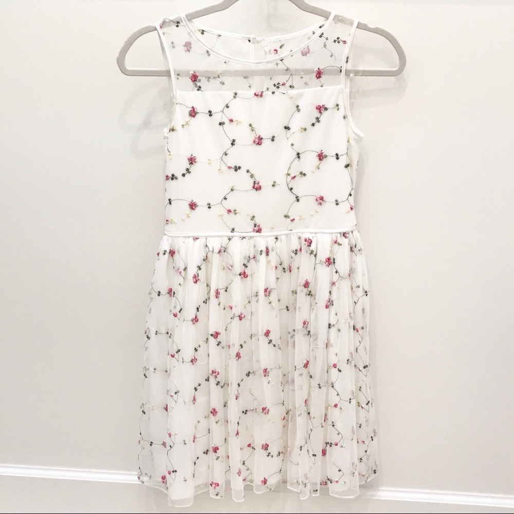 Floral Embroidered Dress